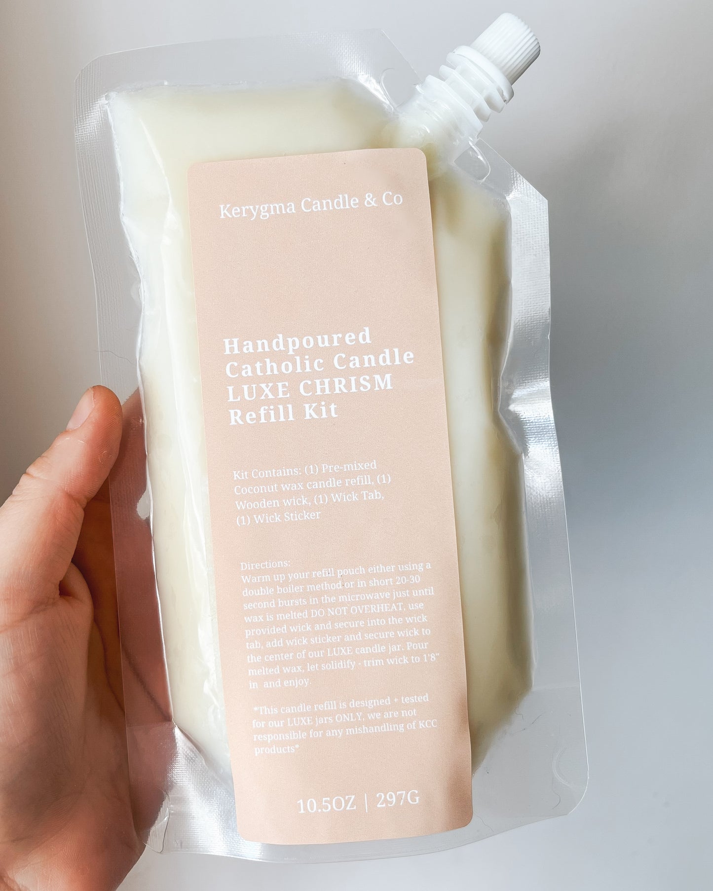 Luxe Chrism Catholic Candle REFILL KIT