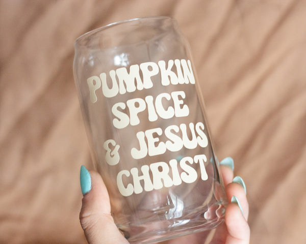 Pumpkin Spice & Jesus Christ Tumbler