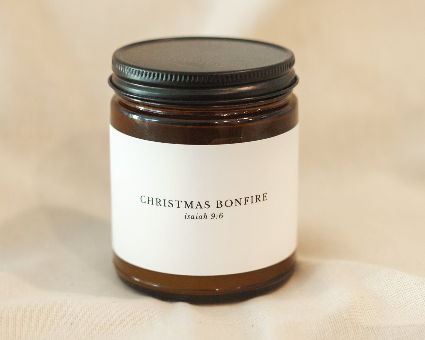 Christmas Bonfire Catholic Candle