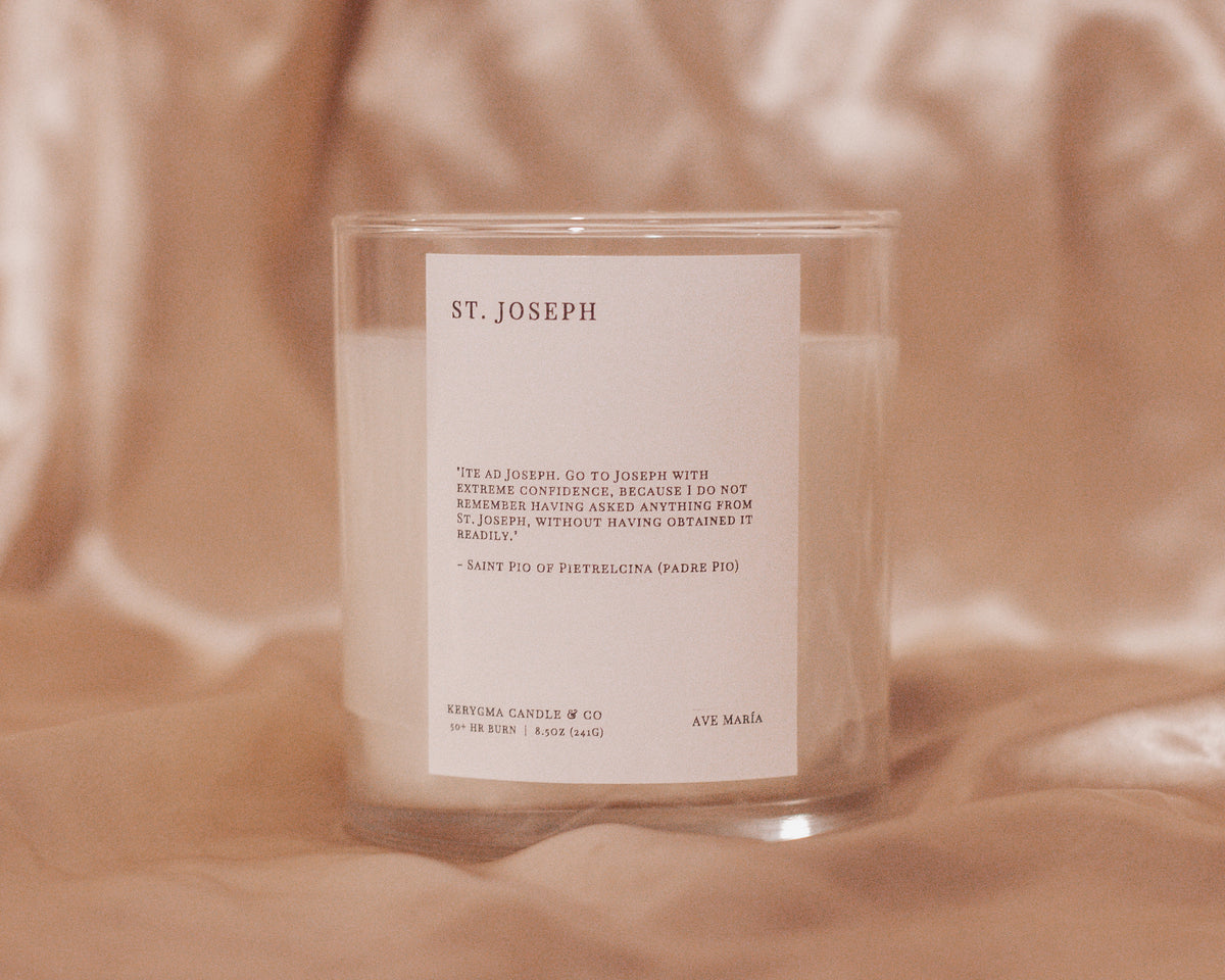 St. Joseph Candle Kerygma Candle & Co