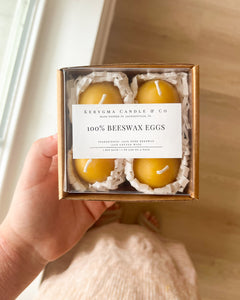 100% BEESWAX EGGS - Easter Candles