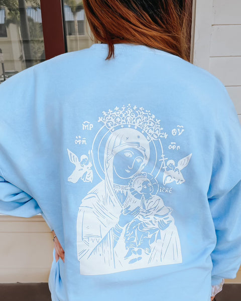 Mama's Boy Catholic Sweater - Our Lady of Perpetual Help