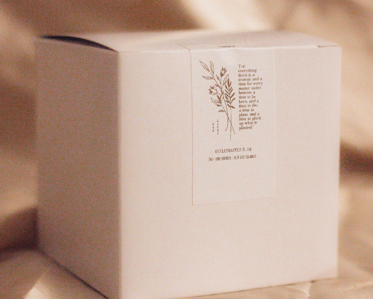 GRIEF Catholic Candle, PREORDER Kerygma Candle & Co