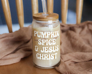 Pumpkin Spice & Jesus Christ Tumbler