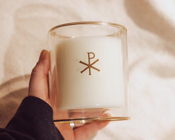 Luxe Chrism Catholic Candle
