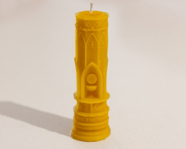 First Communion Pillar - 100% Beeswax Altar Candle