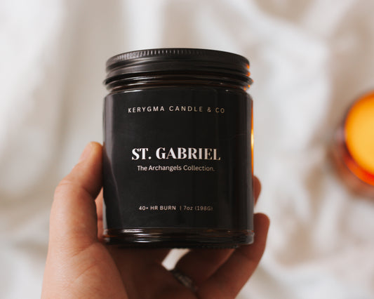 St. Gabriel Catholic Candle - The Archangel Collection