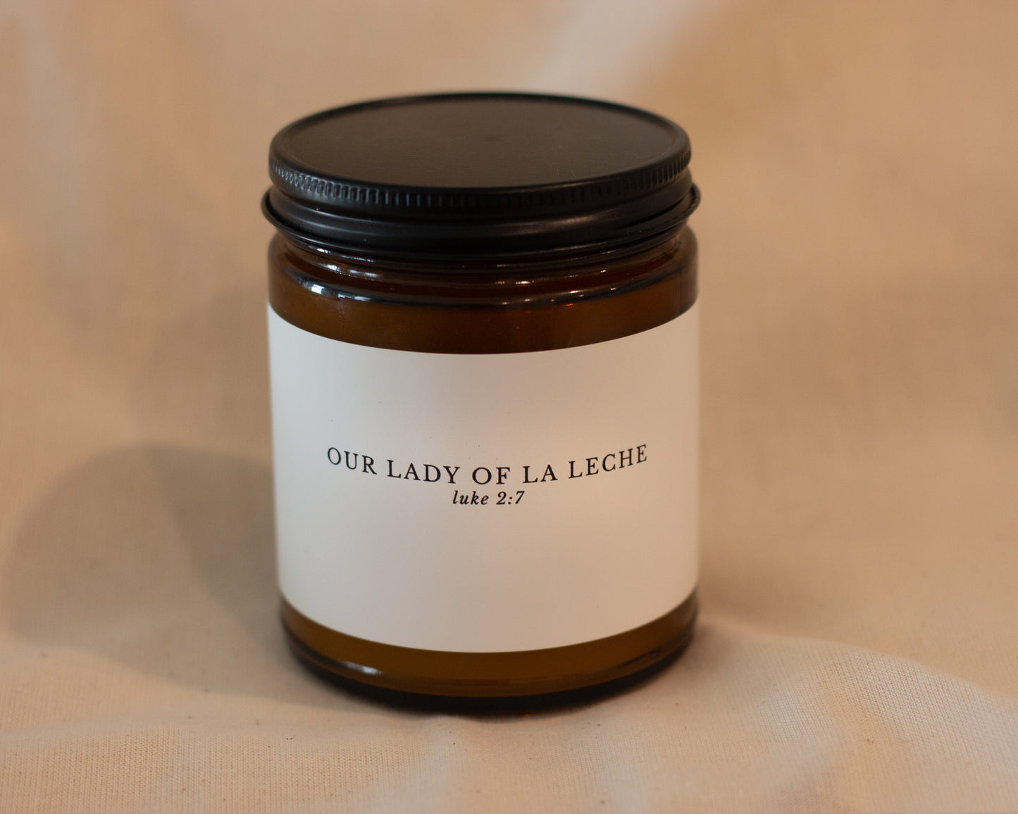 Our Lady of La Leche Catholic Candle