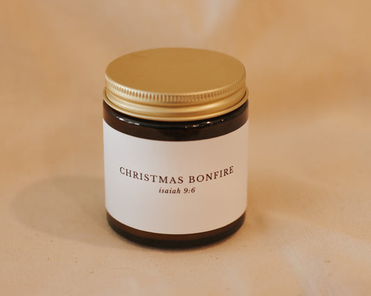 Christmas Bonfire (Mini) Catholic Candle