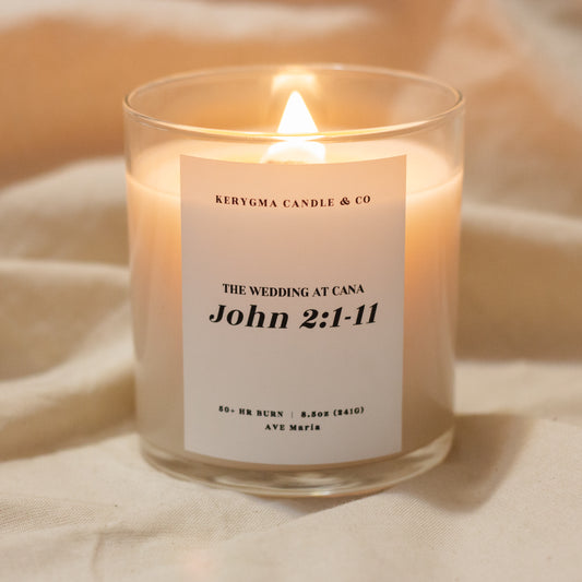 Wedding at Cana Catholic Candle - Berry, Honey & Bourbon