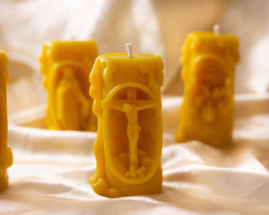 Beeswax Altar Candles (molded) – Kerygma Candle & Co