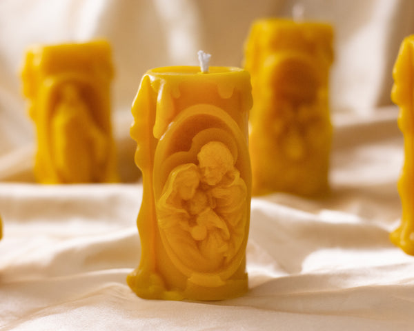 Beeswax Altar Candles (molded)