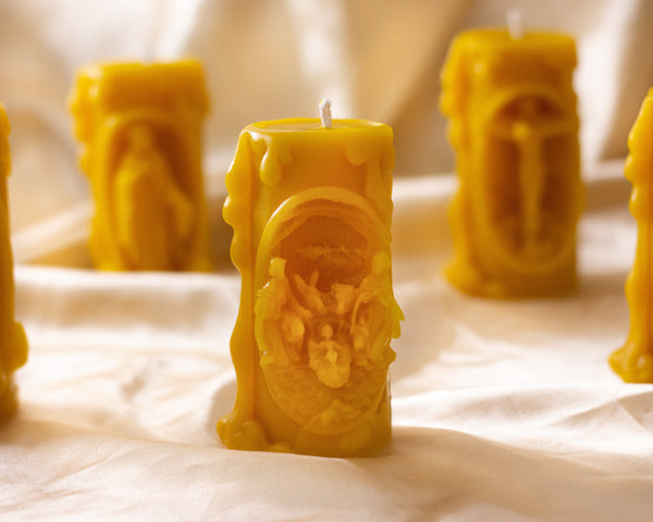 Beeswax Altar Candles (molded)