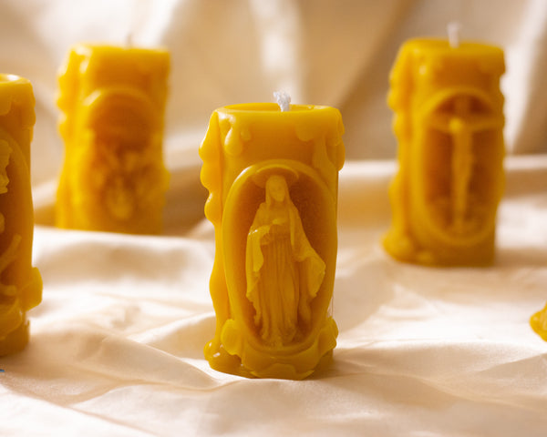 Beeswax Altar Candles (molded)