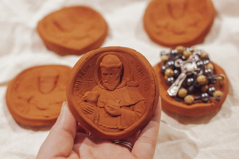 St. Francis of Assisi Rosary Dish