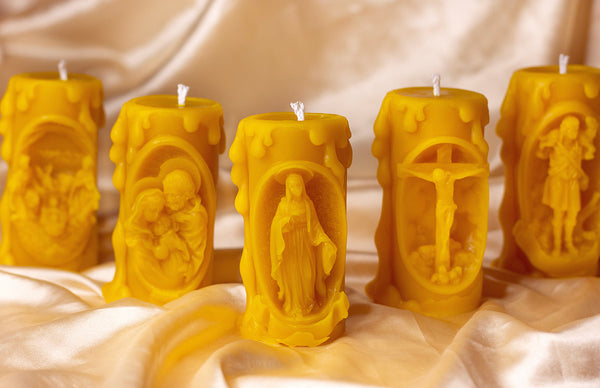 Beeswax Altar Candles (molded)