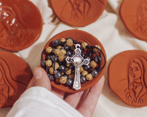 Our Lady Rosary Dish